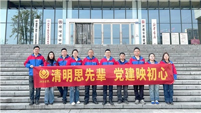 緬懷先烈，湘聯電纜黨支部開展清明主題黨日活動！